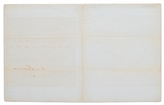 James Buchanan Warrant Signed as President, Calling the Senate Into a Special Session to Debate the ''Kansas Question''