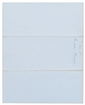 Chester Arthur Document Signed as President, Sending Condolences to the Emperor of Germany