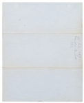 Andrew Johnson Warrant Signed as President, Regarding the Consular Convention Between the United States and Italy