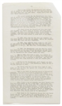 Harry Truman Signed Press Release of His Speech at the Jefferson-Jackson Dinner in March 1952 -- Likely Signed as President