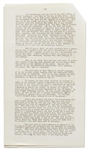 Harry Truman Signed Press Release of His Speech at the Jefferson-Jackson Dinner in March 1952 -- Likely Signed as President