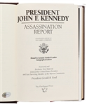 Gerald Ford Signed Deluxe Limited Edition of the Warren Commission Report