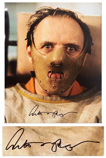 Anthony Hopkins Signed 16''x 20'' Photo from ''Silence of the Lambs''