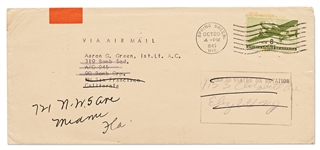 Frank Lloyd Wright Letter Signed from October 1945 Disputing a Magazine Article Quoting Him as Saying ''Let the Japs do it themselves'', Regarding Rebuilding the Imperial Hotel