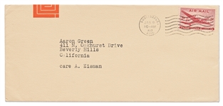 Frank Lloyd Wright Letter Signed -- ''...I suppose you have reformed Hollywood by now...''
