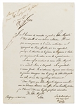 Napoleon Bonaparte Letter Signed from 1814 While Exiled