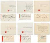 Frank Lloyd Wright Lot of Correspondence Regarding the Della Walker House in Carmel, one of Wrights Most Famous Houses -- Includes 5 Letters Signed by Wright, 3 Telegrams & Dozens of Letters