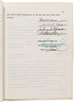 Marx Brothers Contract Signed by All Four Brothers for Their Most Famous Film, ''Duck Soup''