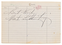 Martin Luther King, Jr. Signed Guest Book Page from March 1966 in Chicago