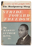 Martin Luther King Signed Copy of ''Stride Toward Freedom'' -- Bold Signature Without Inscription