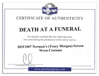 Tracy Morgan Screen-Worn T-Shirt From the 2007 Film ''Death at a Funeral''