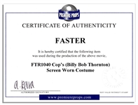 Billy Bob Thornton Screen-Worn Outfit From 2010 Action Flick ''Faster''