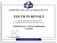 Unorthodox Funny Man Zach Galifianakis ''Youth in Revolt'' Costume
