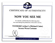 Michael Caine Screen-Worn Costume From ''Now You See Me''