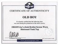 Josh Brolin Screen-Worn Wardrobe From The American ''Oldboy'' Remake