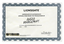 Charlie Sheen Screen-Worn Shirt from ''Anger Management'' -- With Lionsgate COA