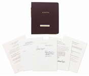 Jazz Singer Sarah Vaughan Lot of 5 Documents Signed Related to Her Corporation De Vine One