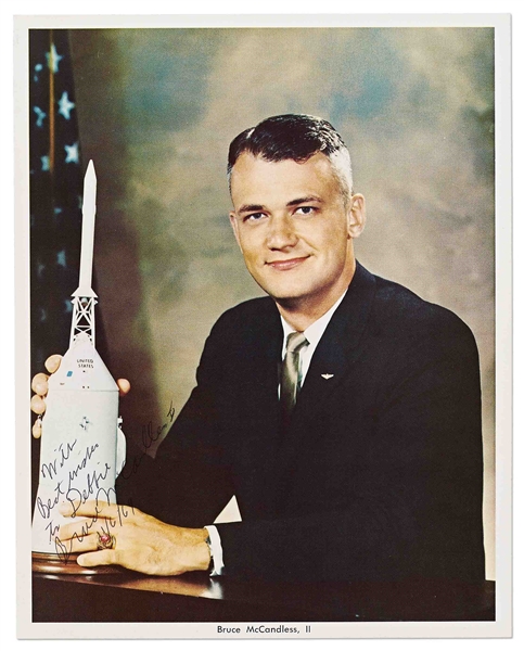 Bruce McCandless II Signed 8'' x 10'' NASA Photo