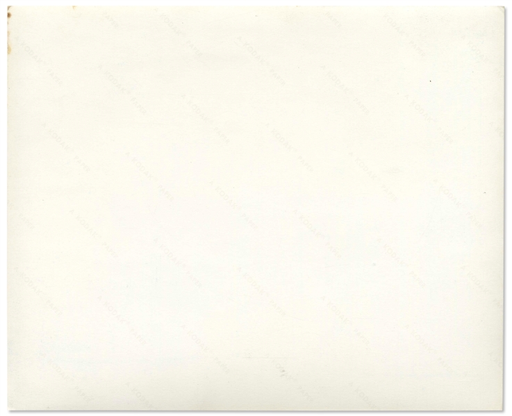 Apollo 11 8'' x 10'' Photo of Buzz Aldrin Next to the Lunar Module Eagle -- Printed on ''A Kodak Paper''