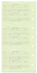 Barack Obama Handwritten Bank Ledger -- One Check Marked as ''Bounced''