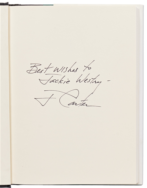 Jimmy Carter Signed First Edition of His Book ''Sharing Good Times'' -- With PSA/DNA COA