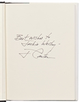 Jimmy Carter Signed First Edition of His Book ''Sharing Good Times'' -- With PSA/DNA COA