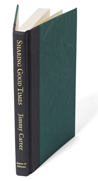 Jimmy Carter Signed First Edition of His Book ''Sharing Good Times'' -- With PSA/DNA COA