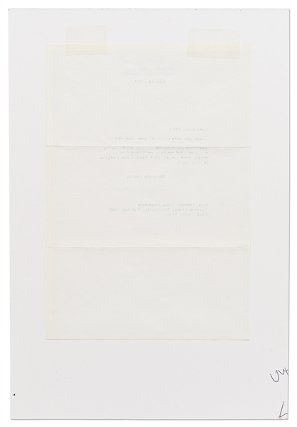 Harry Truman Letter Signed -- With PSA/DNA COA