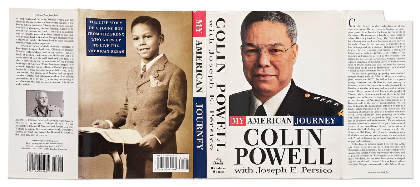 Colin Powell Signed First Edition of His Autobiography ''My American Journey'' -- With PSA/DNA COA