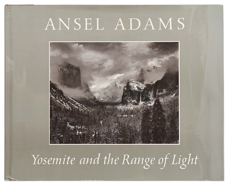 Ansel Adams Signed Copy of His Quintessential Oversized Photography Book, ''Yosemite and the Range of Light'' -- With PSA/DNA COA