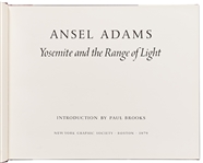 Ansel Adams Signed Copy of His Quintessential Oversized Photography Book, ''Yosemite and the Range of Light'' -- With PSA/DNA COA