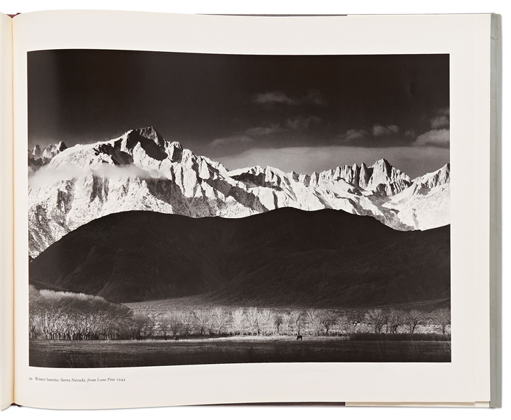 Ansel Adams Signed Copy of His Quintessential Oversized Photography Book, ''Yosemite and the Range of Light'' -- With PSA/DNA COA