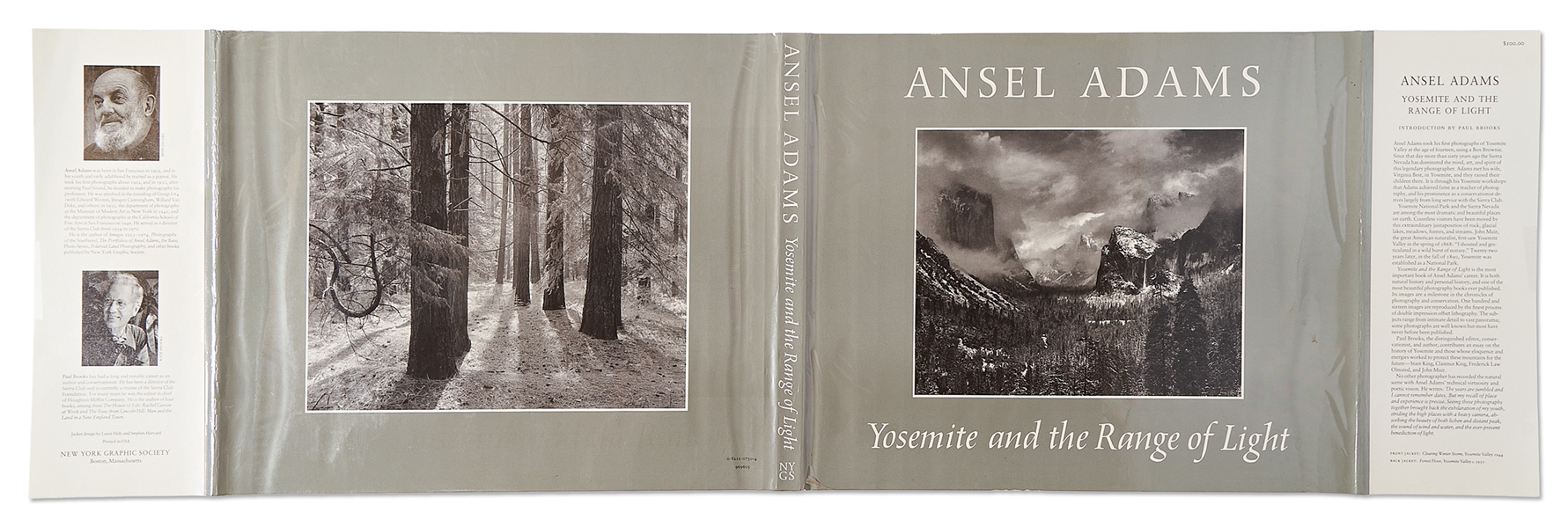 Ansel Adams Signed Copy of His Quintessential Oversized Photography Book, ''Yosemite and the Range of Light'' -- With PSA/DNA COA