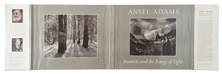 Ansel Adams Signed Copy of His Quintessential Oversized Photography Book, ''Yosemite and the Range of Light'' -- With PSA/DNA COA