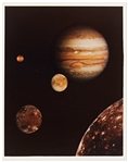 NASA Photo of Jupiter and Its Four Moons
