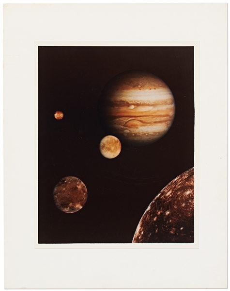 NASA Photo of Jupiter and Its Four Moons