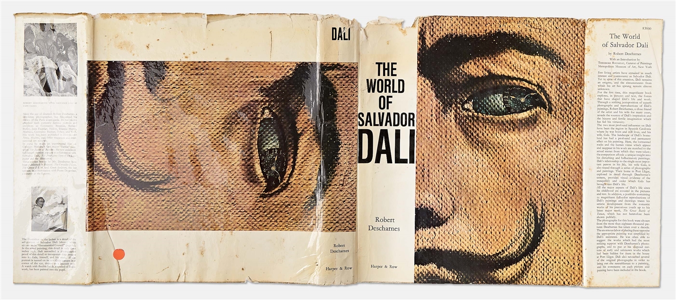 Salvador Dali Twice-Signed Original Artwork Within ''The World of Salvador Dali''