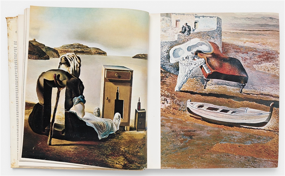 Salvador Dali Twice-Signed Original Artwork Within ''The World of Salvador Dali''