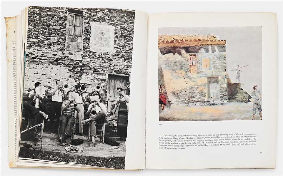 Salvador Dali Twice-Signed Original Artwork Within ''The World of Salvador Dali''