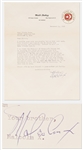 Malcolm X Letter Signed from December 1963 After His JFK Roost Remarks -- I am still the Minister of Muhammads Mosque but my speaking and public appearances have been curtailed suspended
