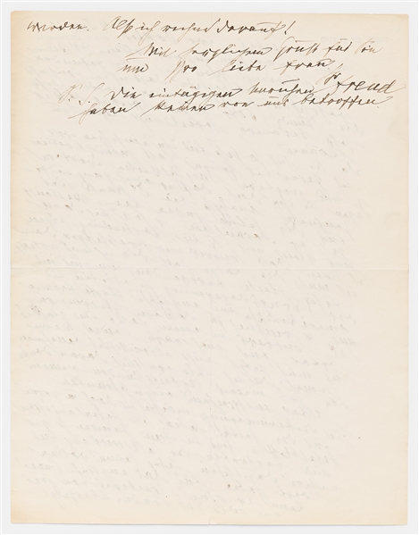 Sigmund Freud Autograph Letter Signed -- ''.... I cannot reduce my honorarium for I must...lift myself out of the war-time poverty...I cannot behave altruistically now...''