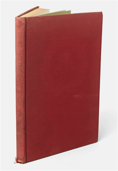 Roald Dahl Signed First Edition, First Printing of ''James and the Giant Peach'' -- Without Inscription