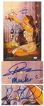 Pocahontas Poster Signed by Irene Bedard Who Voiced the Character of Pocahontas and John Kassir Who Voiced Her Pet Raccoon -- With PSA/DNA COA