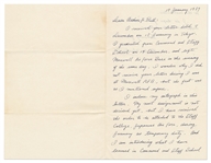 Autograph Letter Signed by Toohio Hashimoto, One of the Japanese Pilots Who Bombed Pearl Harbor
