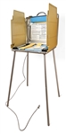 Florida Voting Machine for the 2000 Presidential Election -- Includes Stack of Hanging Chad Ballots