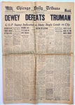Dewey Defeats Truman Newspaper -- The Most Famous Newspaper Mistake of All Time