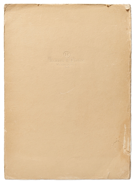 Franklin D. Roosevelt Signed Photograph -- By Photographer Harris & Ewing