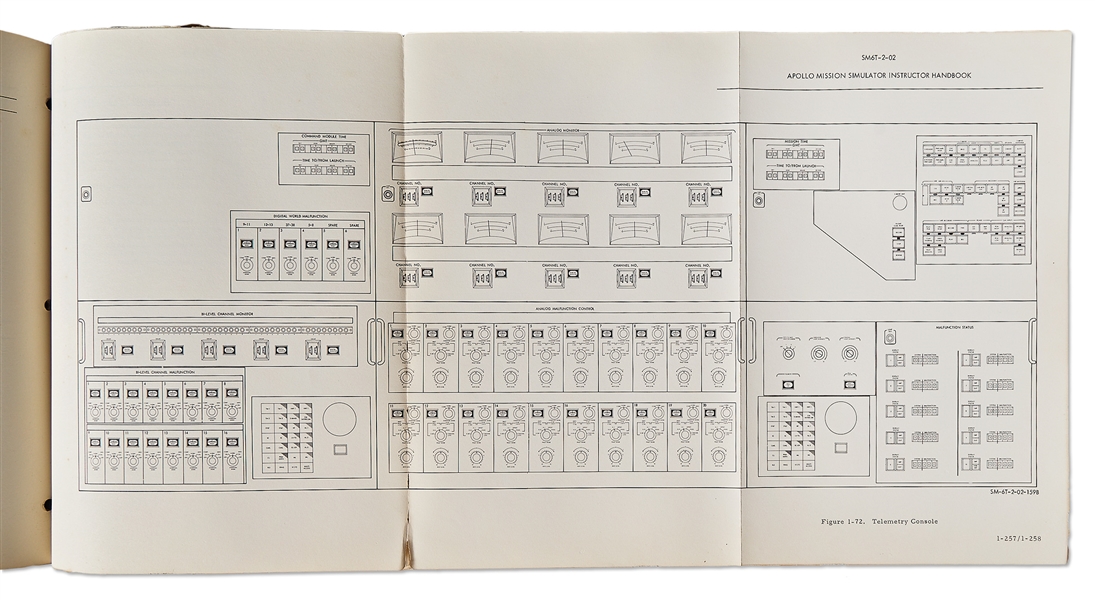 Original ''Apollo Mission Simulator Instructor Handbook'' from 1966