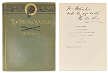 Andrew Carnegie Inscribed First Edition of His Travelogue Round The World