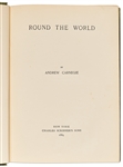 Andrew Carnegie Inscribed First Edition of His Travelogue ''Round The World''